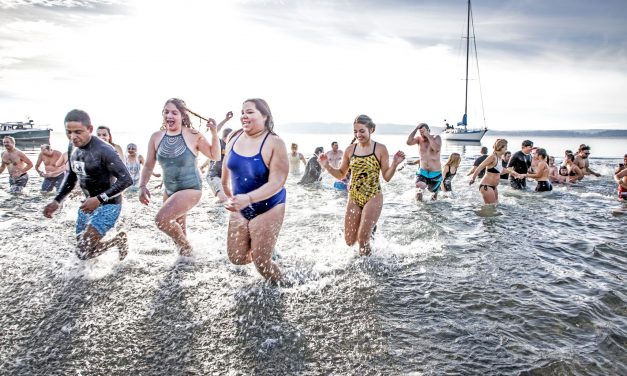 VIDEOS/PHOTOS: Scenes from the 2018 Polar Bear Plunge at Three Tree Point
