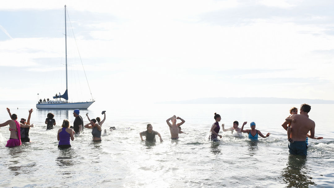 Cleanse yourself at the 2019 Polar Bear Plunge on Three Tree Point Tuesday!