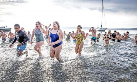 VIDEOS/PHOTOS: Scenes from the 2018 Polar Bear Plunge at Three Tree Point