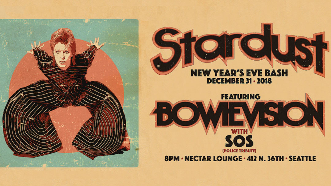 Put on your red shoes…BUFO fave BowieVision will play on New Year’s Eve