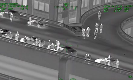 VIDEO: ‘One last party on the Viaduct’ via Sheriff’s Office infrared camera