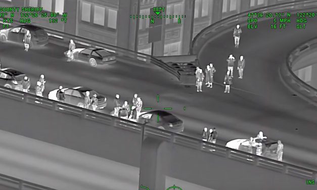 VIDEO: ‘One last party on the Viaduct’ via Sheriff’s Office infrared camera
